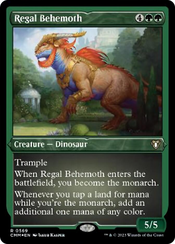 Regal Behemoth (Foil Etched) [Commander Masters] | RetroPlay Games