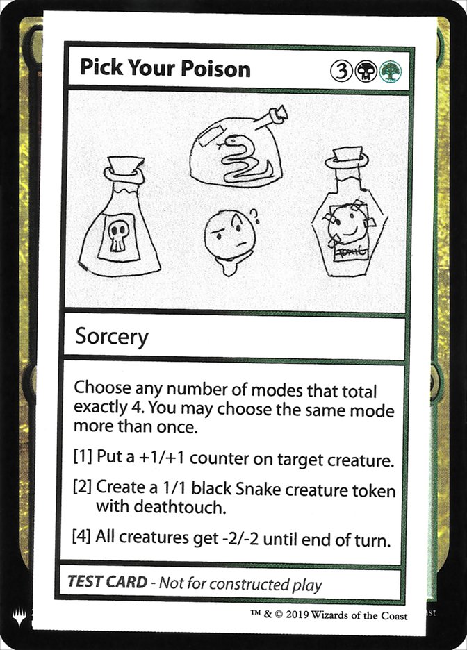 Pick Your Poison [Mystery Booster Playtest Cards] | RetroPlay Games