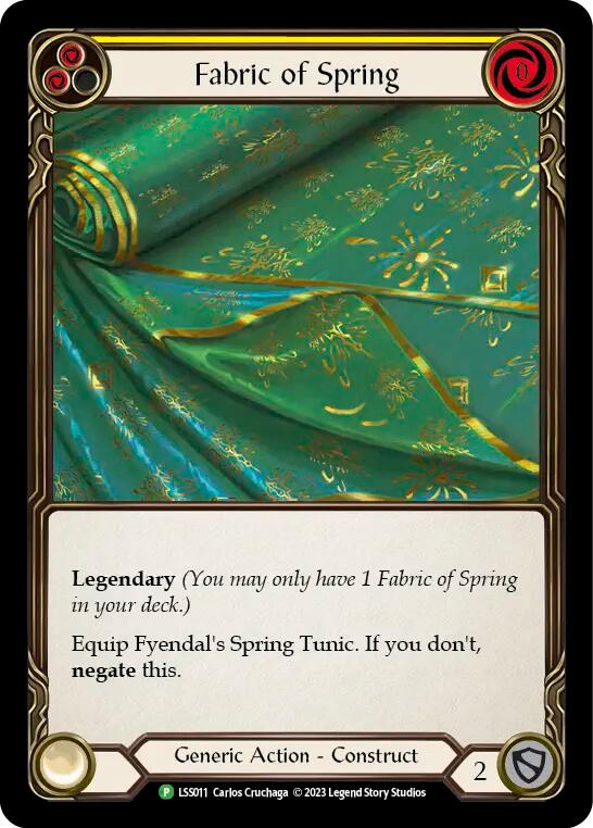 Fabric of Spring // Fyendal's Spring Tunic [LSS011] (Promo)  Cold Foil | RetroPlay Games