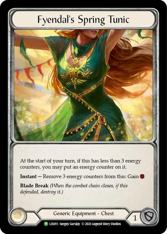 Fabric of Spring // Fyendal's Spring Tunic [LSS011] (Promo)  Cold Foil | RetroPlay Games