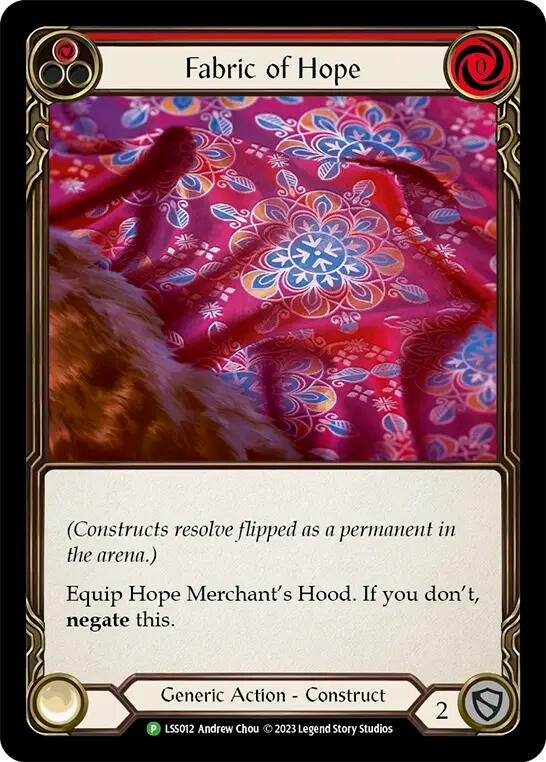 Fabric of Hope // Hope Merchant's Hood [LSS012] (Promo)  Cold Foil | RetroPlay Games
