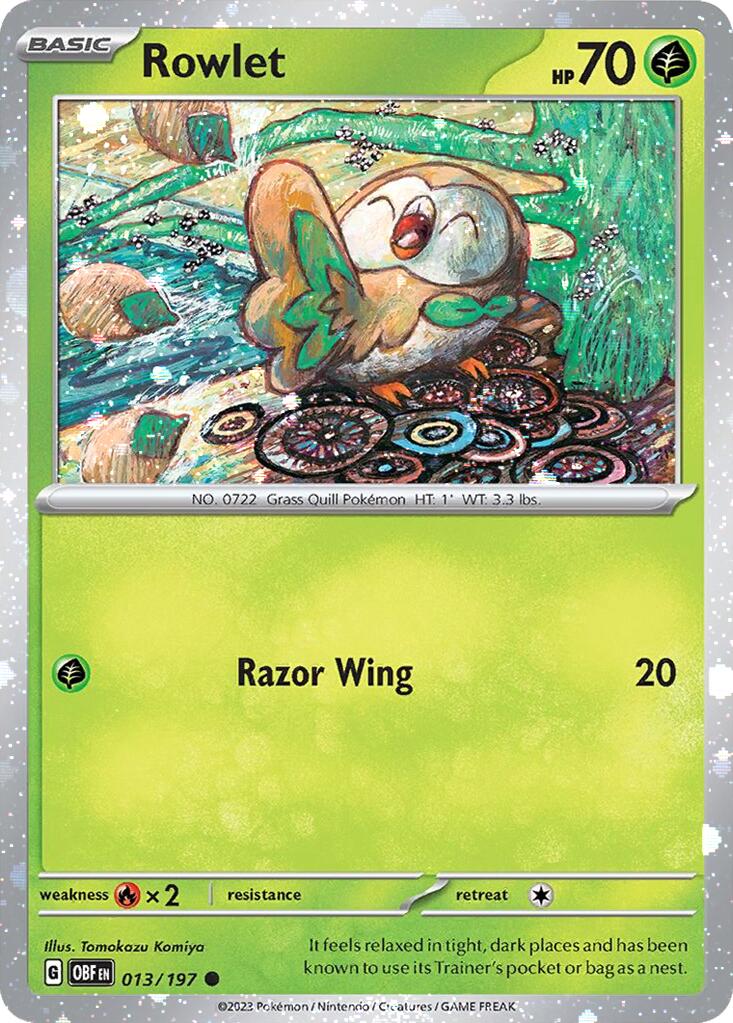 Rowlet (013/197) (Cosmos Holo) [Miscellaneous Cards] | RetroPlay Games