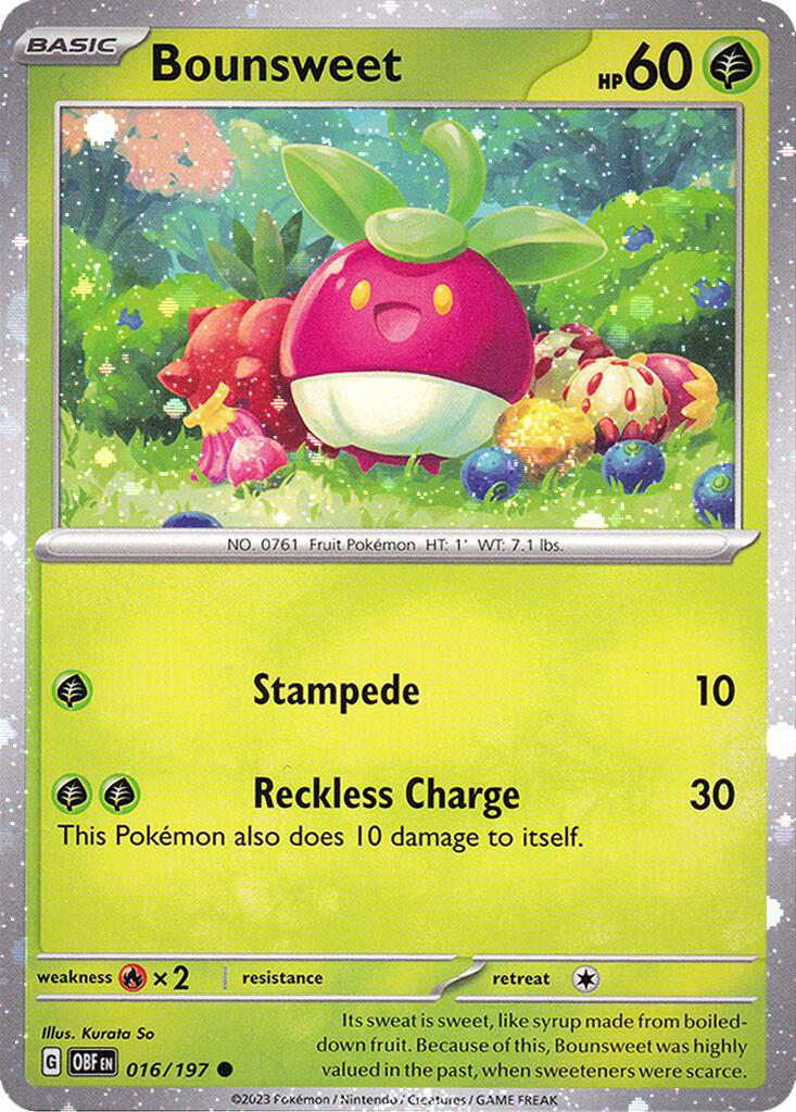 Bounsweet (016/197) (Cosmos Holo) [Miscellaneous Cards] | RetroPlay Games