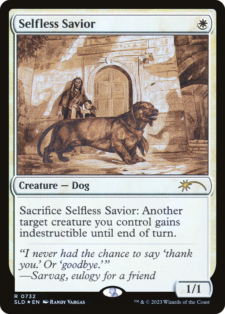 Selfless Savior (Sketch) [Secret Lair Drop Promos] | RetroPlay Games