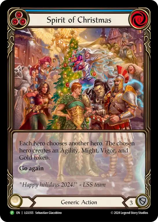 Spirit of Christmas (Cold Foil) [LGS355] (Promo)  Cold Foil | RetroPlay Games