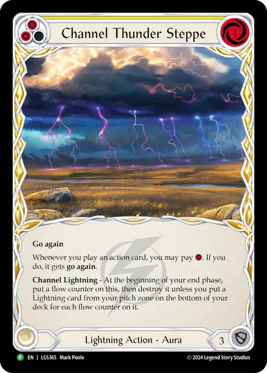 Channel Thunder Steppe (Cold Foil) [LGS365] (Promo)  Cold Foil | RetroPlay Games