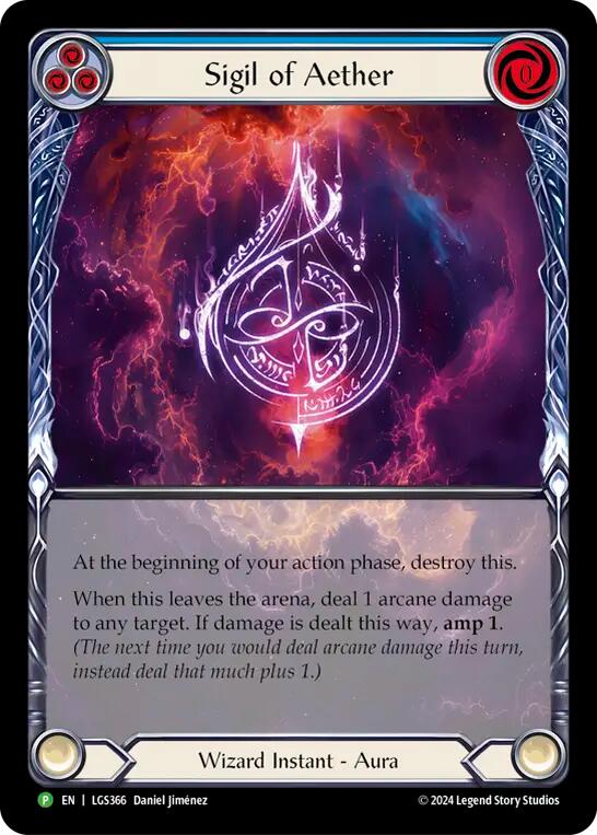 Sigil of Aether (Rainbow Foil) [LGS366] (Promo)  Rainbow Foil | RetroPlay Games