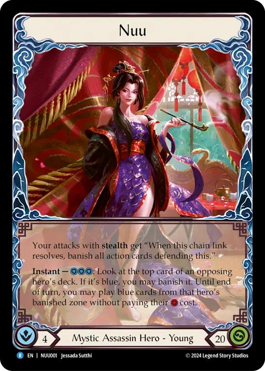 Nuu, Alluring Desire [NUU001] (Part the Mistveil Nuu Blitz Deck)  Rainbow Foil | RetroPlay Games