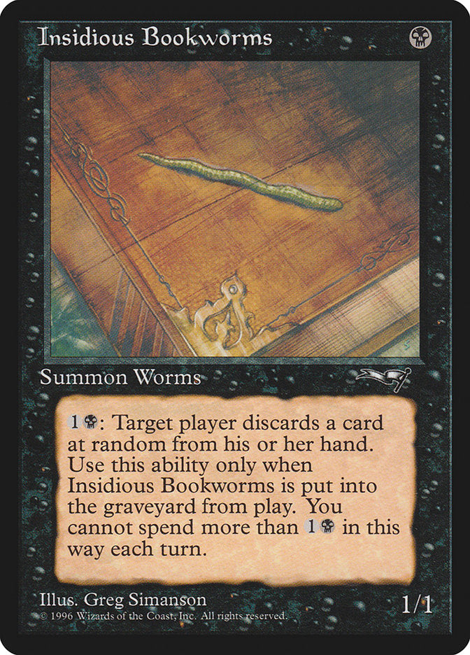 Insidious Bookworms (Single Worm) [Alliances] | RetroPlay Games