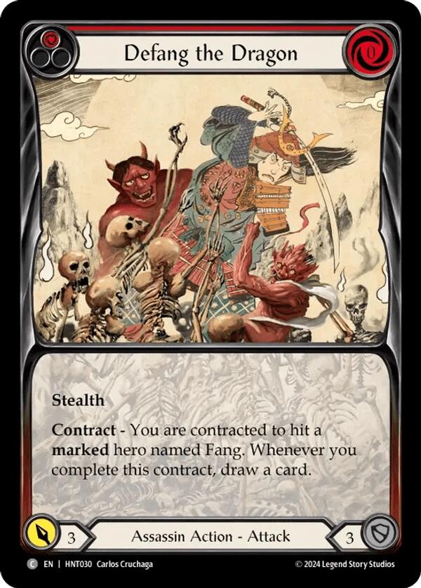 Defang the Dragon [HNT030] (The Hunted)  Rainbow Foil | RetroPlay Games