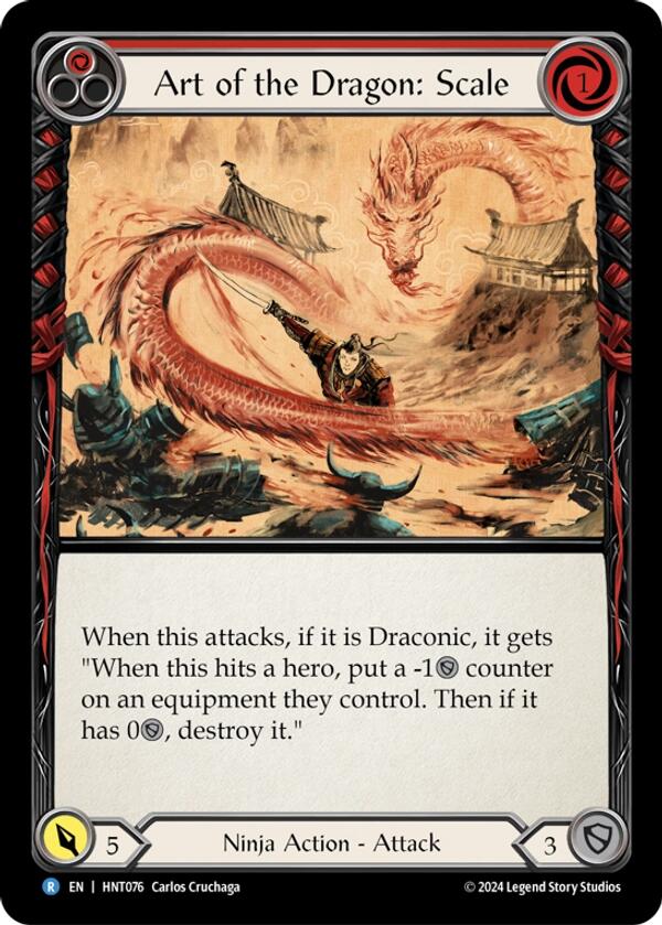 Art of the Dragon: Scale [HNT076] (The Hunted)  Rainbow Foil | RetroPlay Games