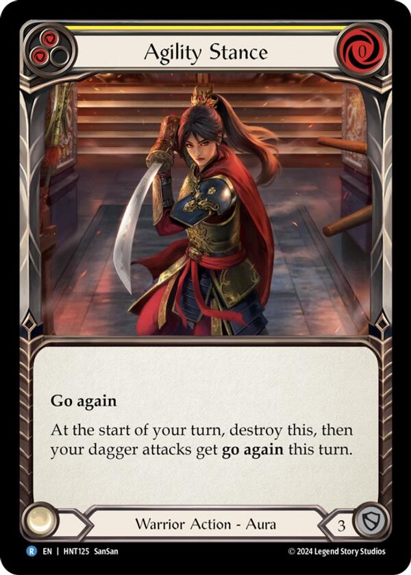 Agility Stance [HNT125] (The Hunted)  Rainbow Foil | RetroPlay Games