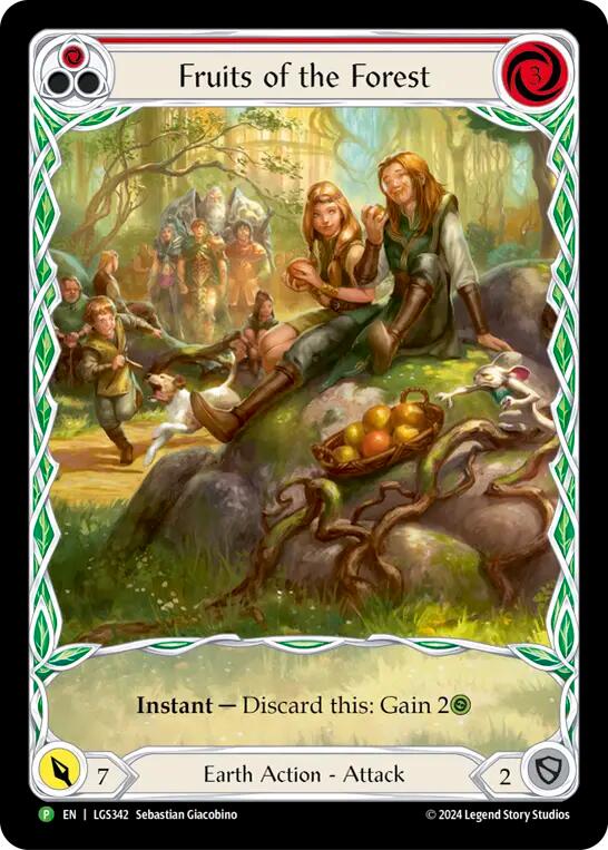 Fruits of the Forest (Red) [LGS342] (Promo)  Rainbow Foil | RetroPlay Games