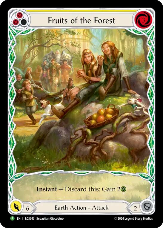 Fruits of the Forest (Yellow) [LGS343] (Promo)  Rainbow Foil | RetroPlay Games