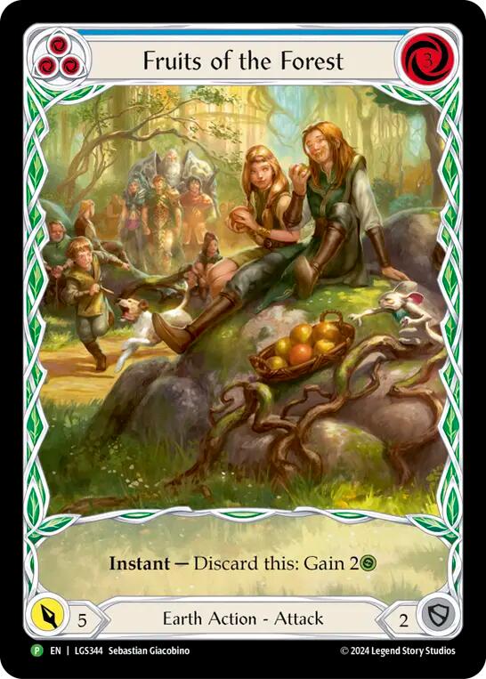 Fruits of the Forest (Blue) [LGS344] (Promo)  Rainbow Foil | RetroPlay Games