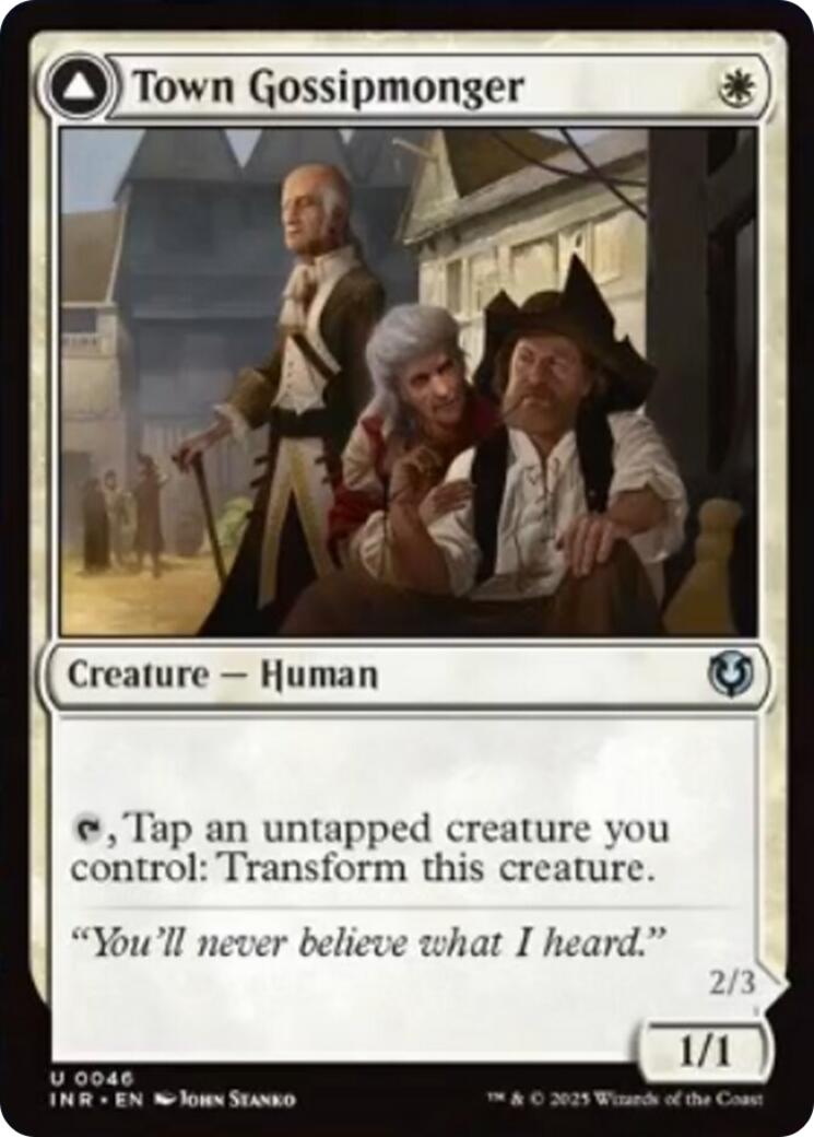 Town Gossipmonger // Incited Rabble [Innistrad Remastered] | RetroPlay Games