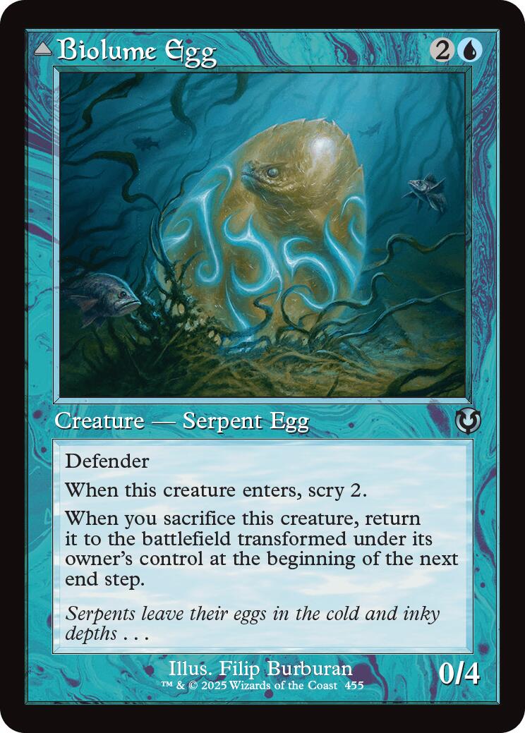 Biolume Egg // Biolume Serpent (Retro Frame) [Innistrad Remastered] | RetroPlay Games