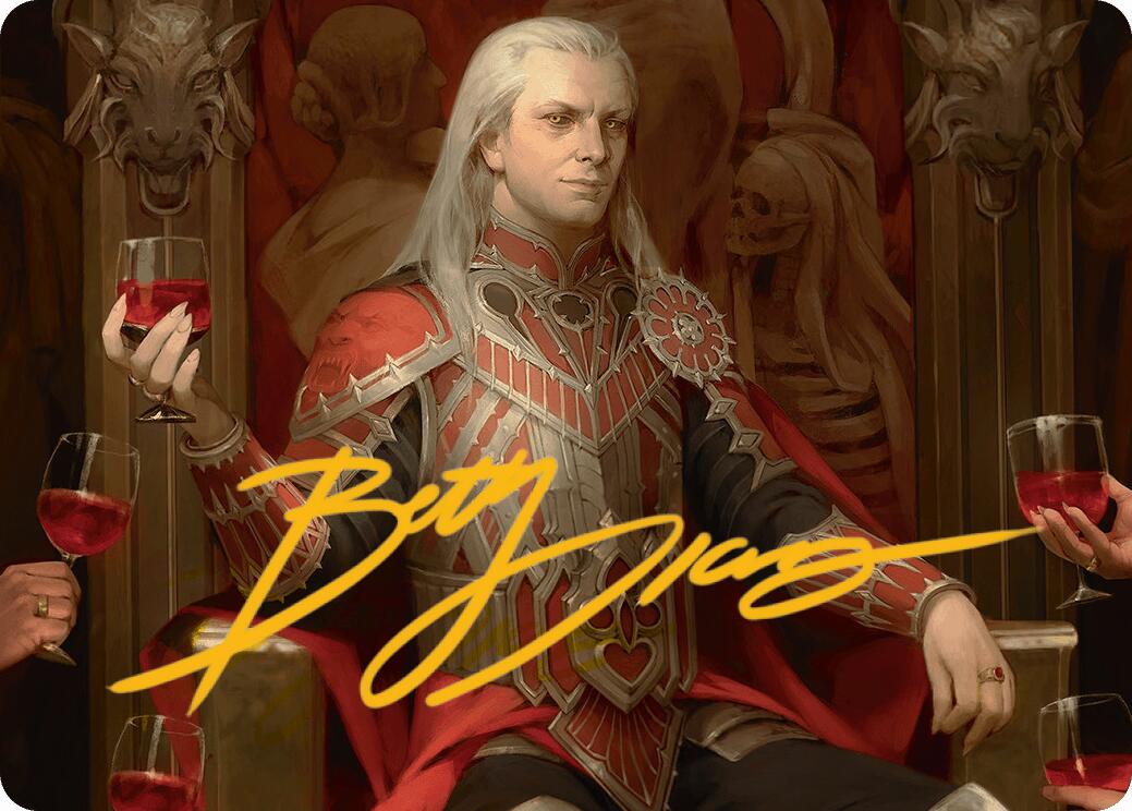 Edgar Markov Art Card (Gold-Stamped Signature) [Innistrad Remastered Art Series] | RetroPlay Games