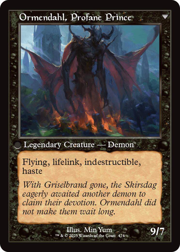 Westvale Abbey // Ormendahl, Profane Prince (Retro Frame) [Innistrad Remastered] | RetroPlay Games