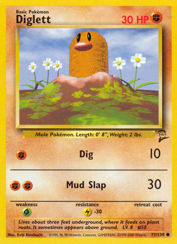 Diglett (71/130) [Base Set 2] | RetroPlay Games