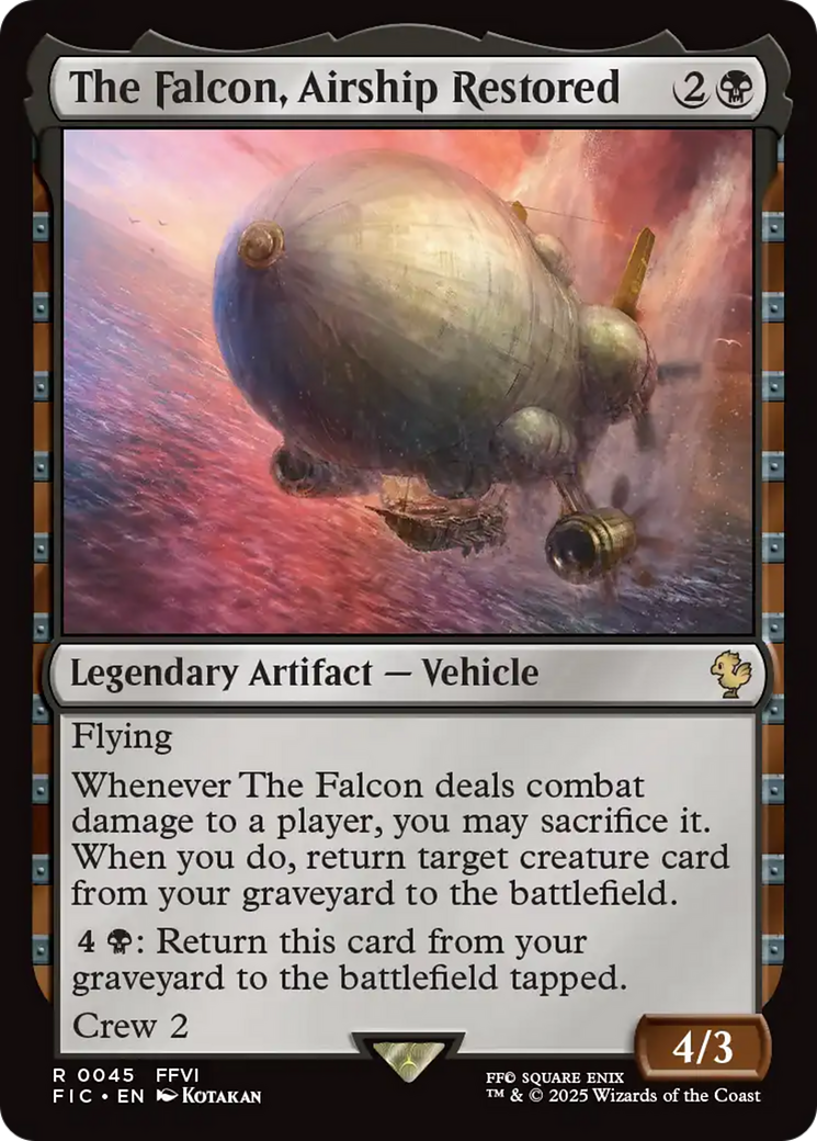 The Falcon, Airship Restored [FINAL FANTASY Commander] | RetroPlay Games