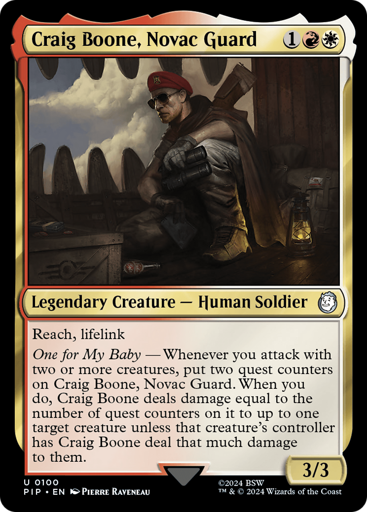 Craig Boone, Novac Guard [Fallout] | RetroPlay Games