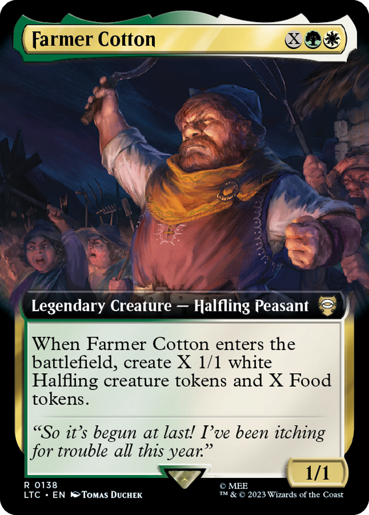 Farmer Cotton (Extended Art) [The Lord of the Rings: Tales of Middle-Earth Commander] | RetroPlay Games