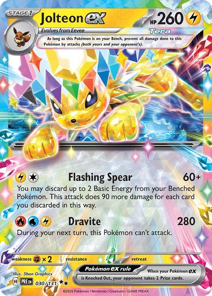 Jolteon ex (030/131) [Scarlet & Violet: Prismatic Evolutions] | RetroPlay Games