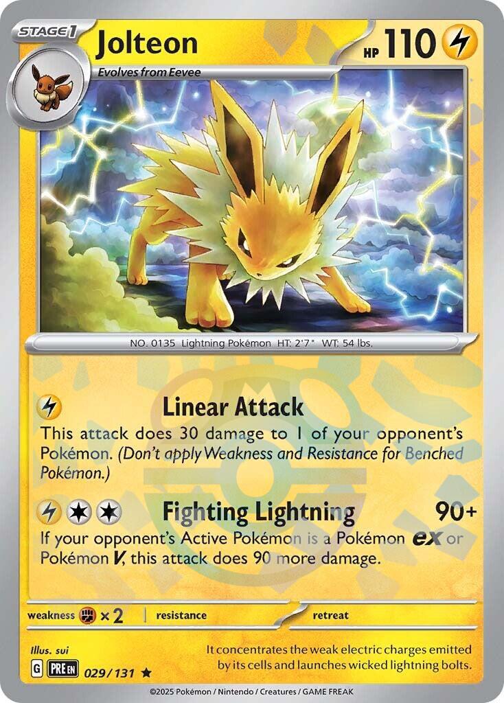 Jolteon (029/131) (Master Ball Pattern) [Scarlet & Violet: Prismatic Evolutions] | RetroPlay Games