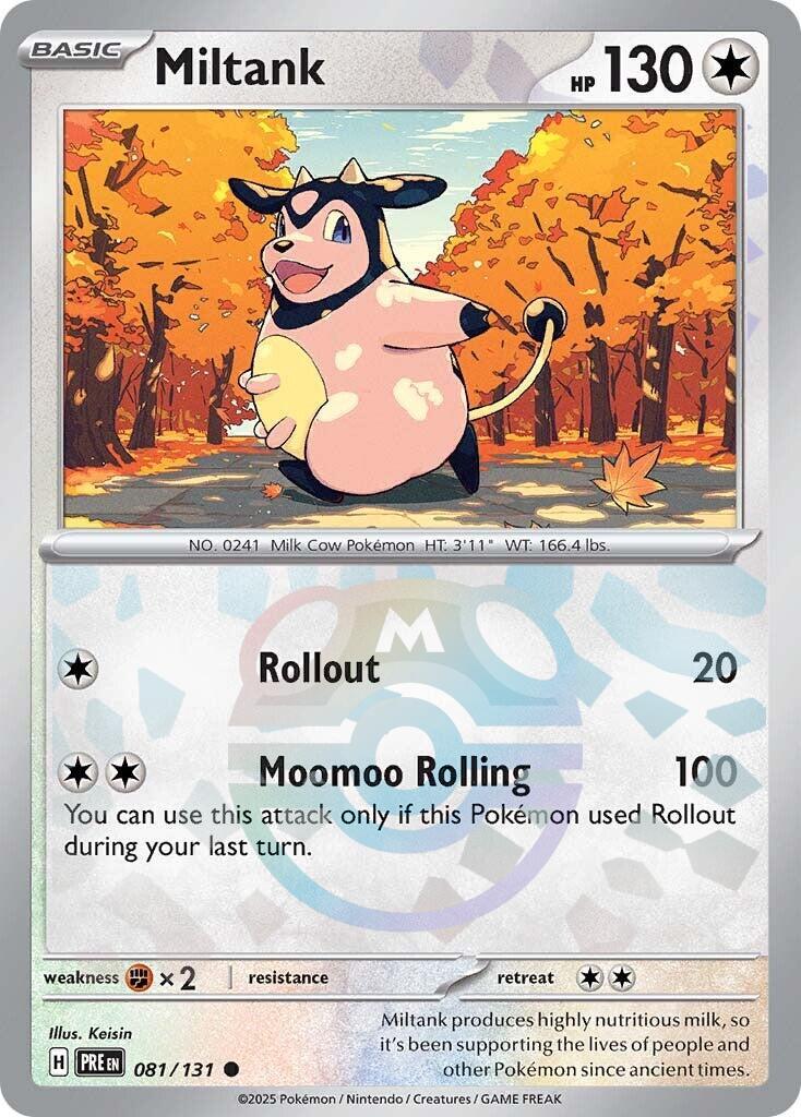 Miltank (081/131) (Master Ball Pattern) [Scarlet & Violet: Prismatic Evolutions] | RetroPlay Games