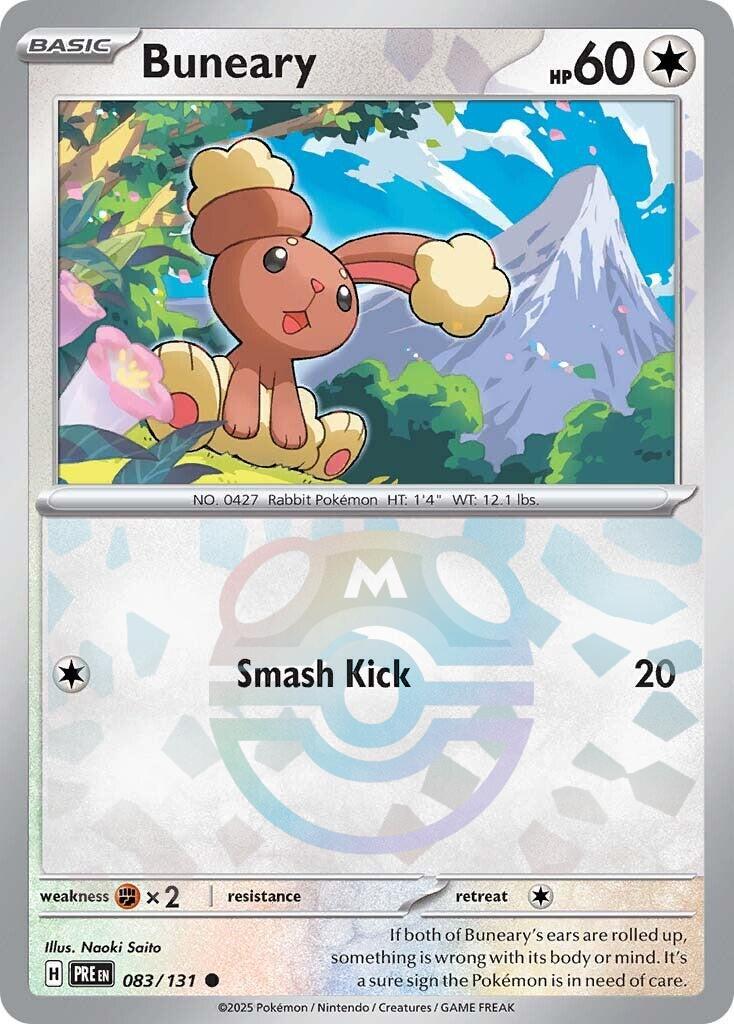 Buneary (083/131) (Master Ball Pattern) [Scarlet & Violet: Prismatic Evolutions] | RetroPlay Games