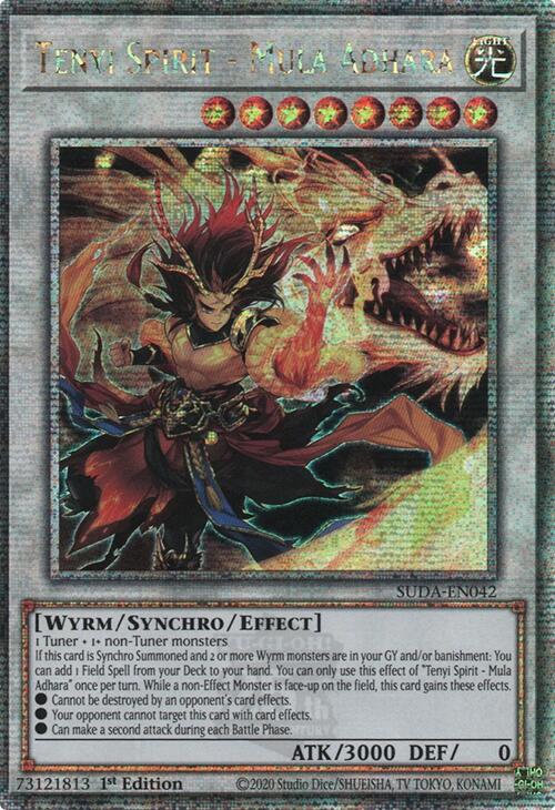 Tenyi Spirit - Mula Adhara (Quarter Century Secret Rare) [SUDA-EN042] Quarter Century Secret Rare | RetroPlay Games