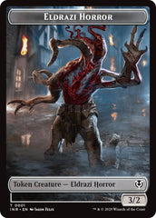 Eldrazi Horror // Human Soldier (0003) Double-Sided Token [Innistrad Remastered Tokens] | RetroPlay Games