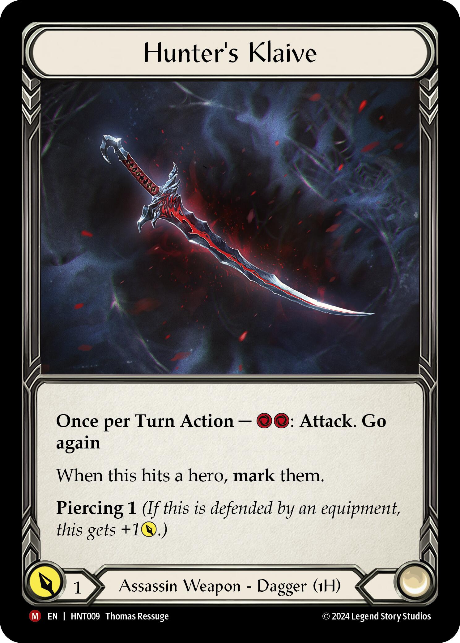 Hunter's Klaive [HNT009] (The Hunted)  Cold Foil | RetroPlay Games