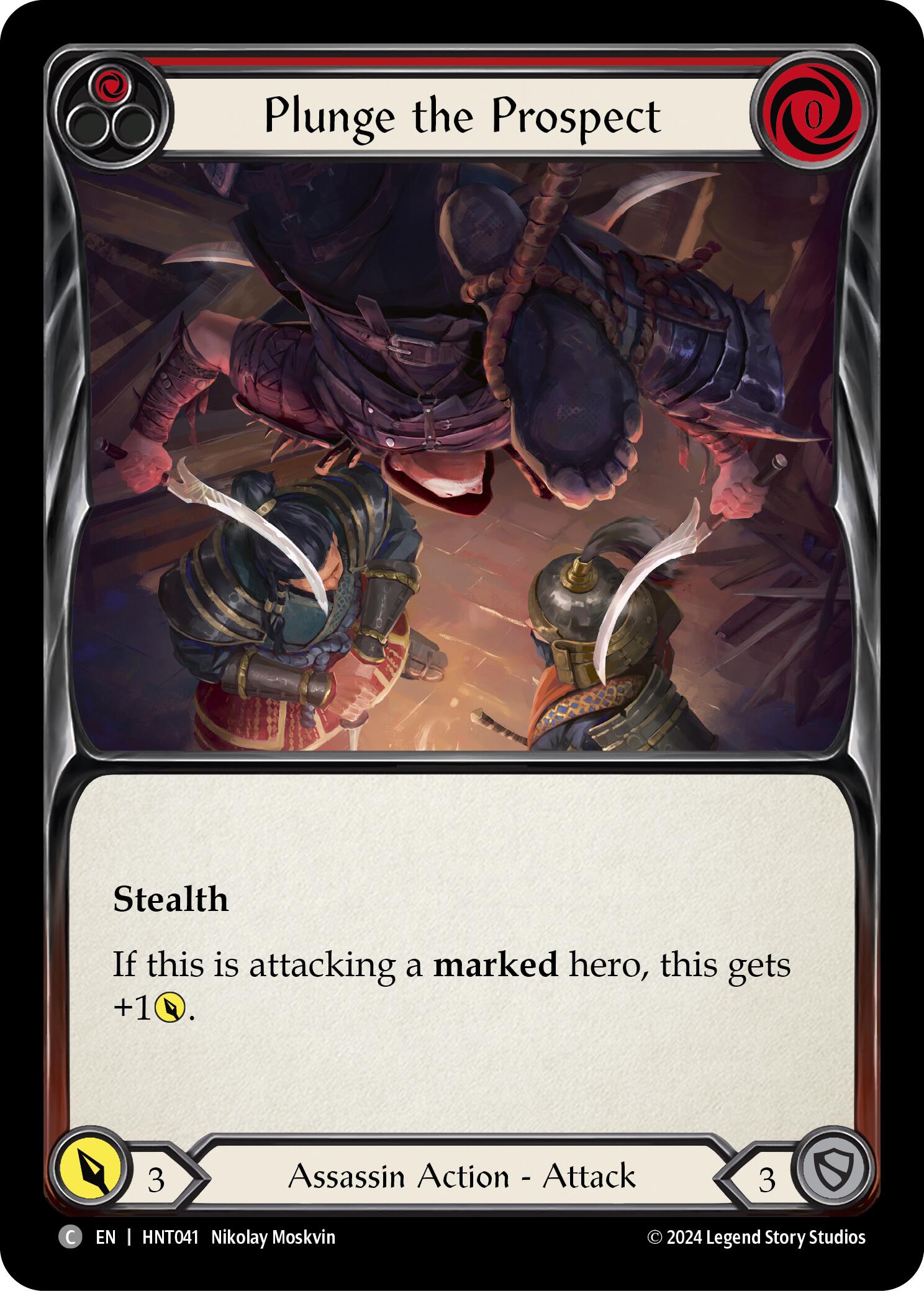 Plunge the Prospect (Red) [HNT041] (The Hunted) | RetroPlay Games