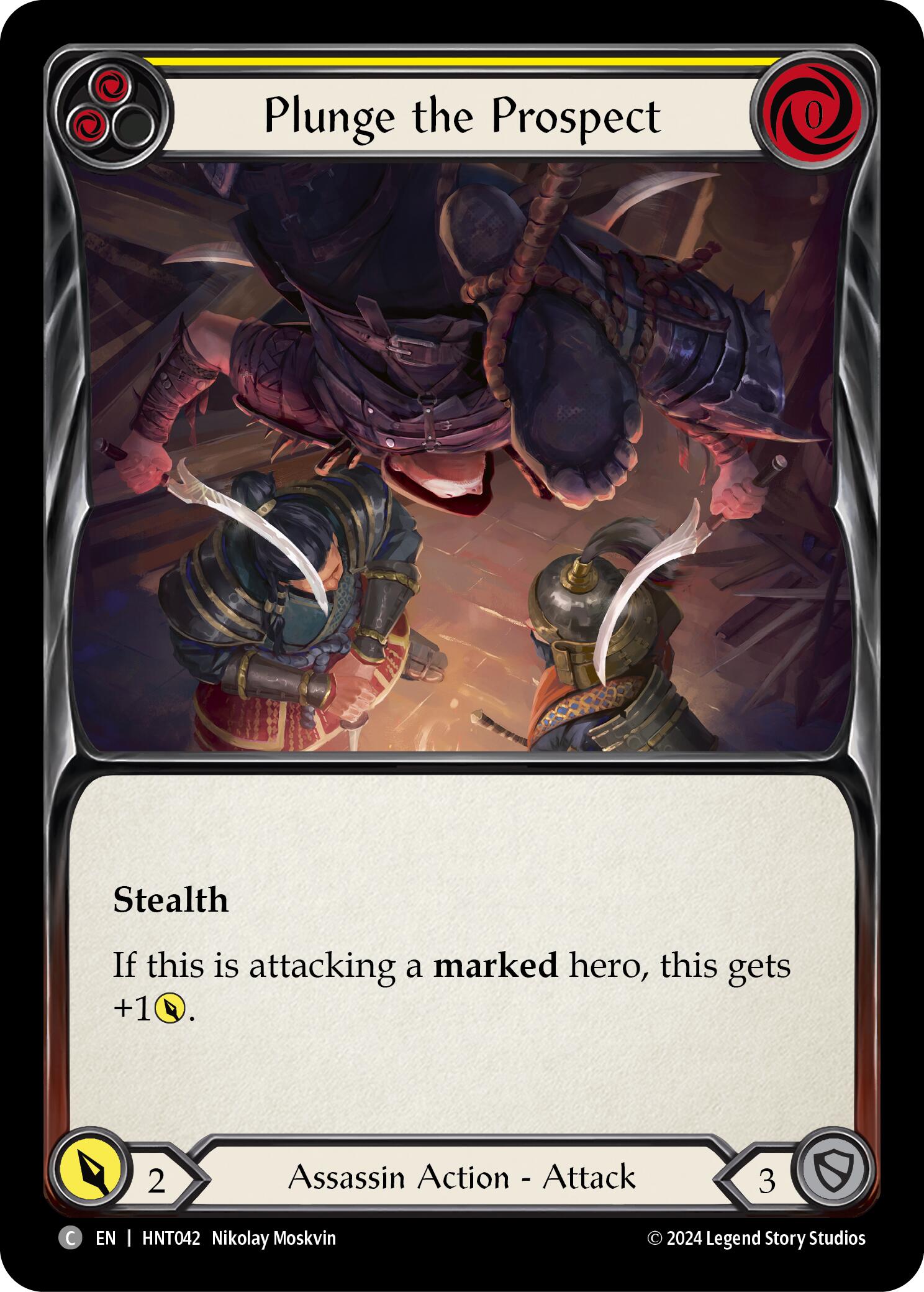 Plunge the Prospect (Yellow) [HNT042] (The Hunted) | RetroPlay Games