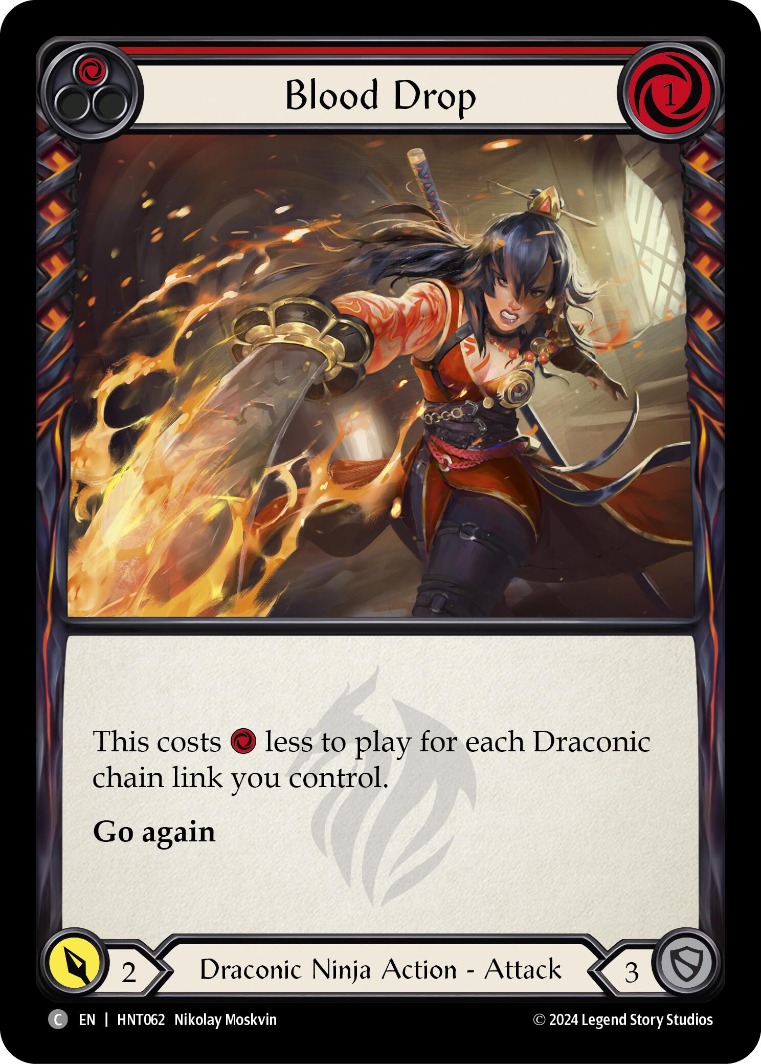 Blood Drop (Red) [HNT062] (The Hunted) | RetroPlay Games