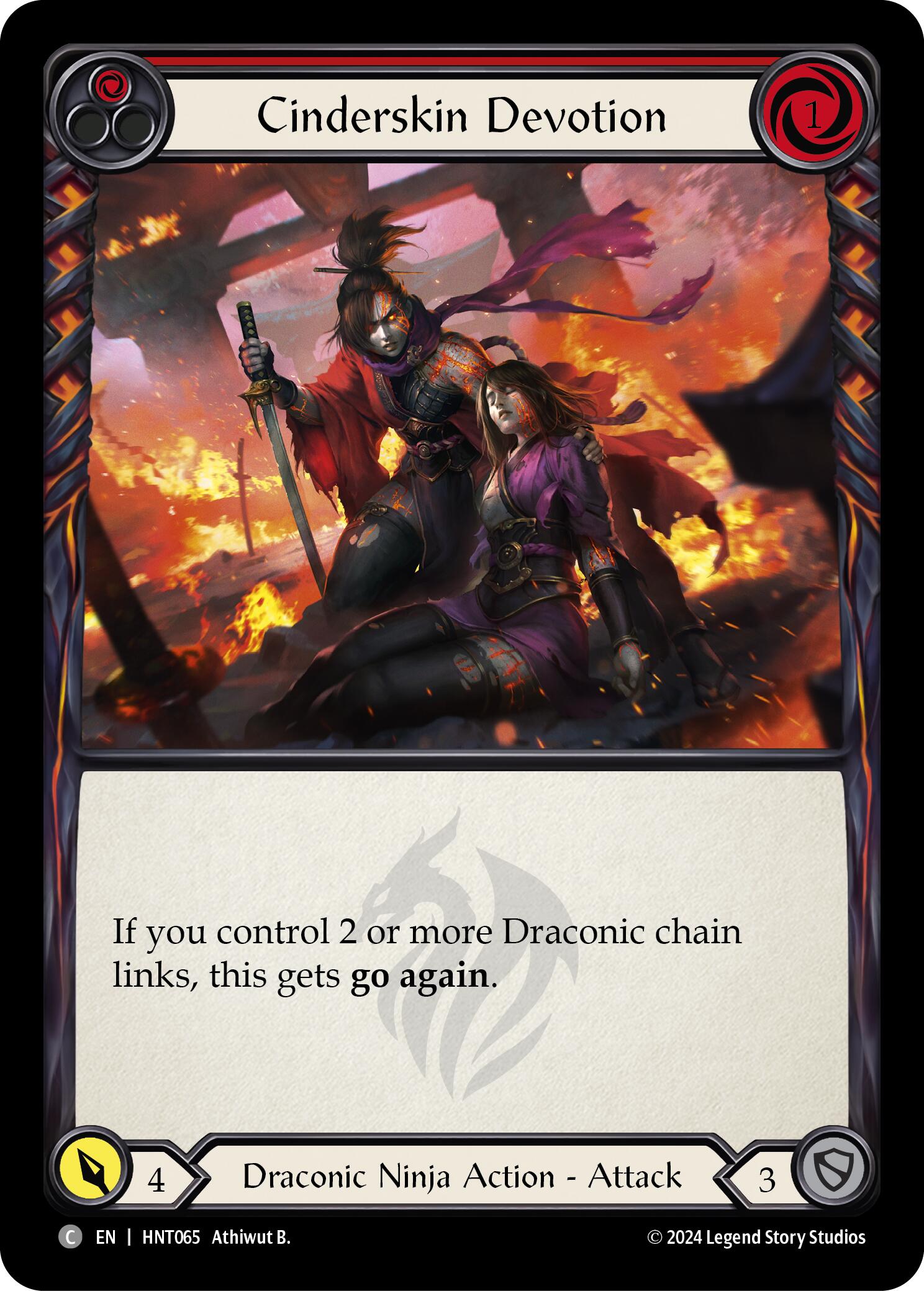 Cinderskin Devotion (Red) [HNT065] (The Hunted) | RetroPlay Games