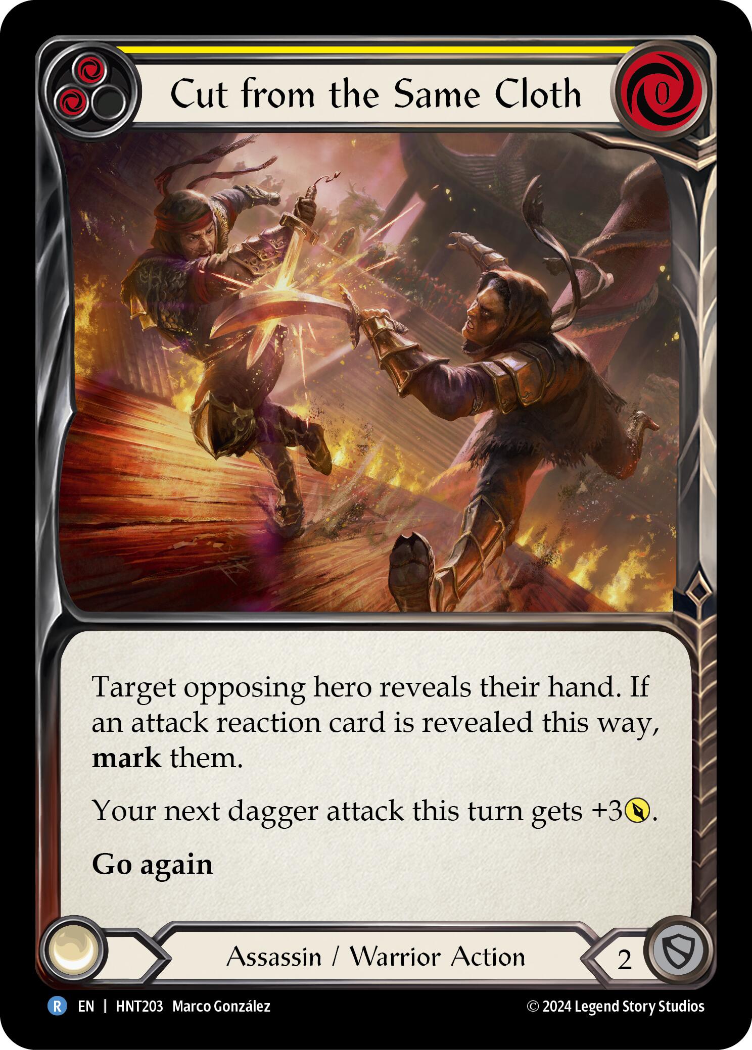 Cut from the Same Cloth (Yellow) [HNT203] (The Hunted) | RetroPlay Games