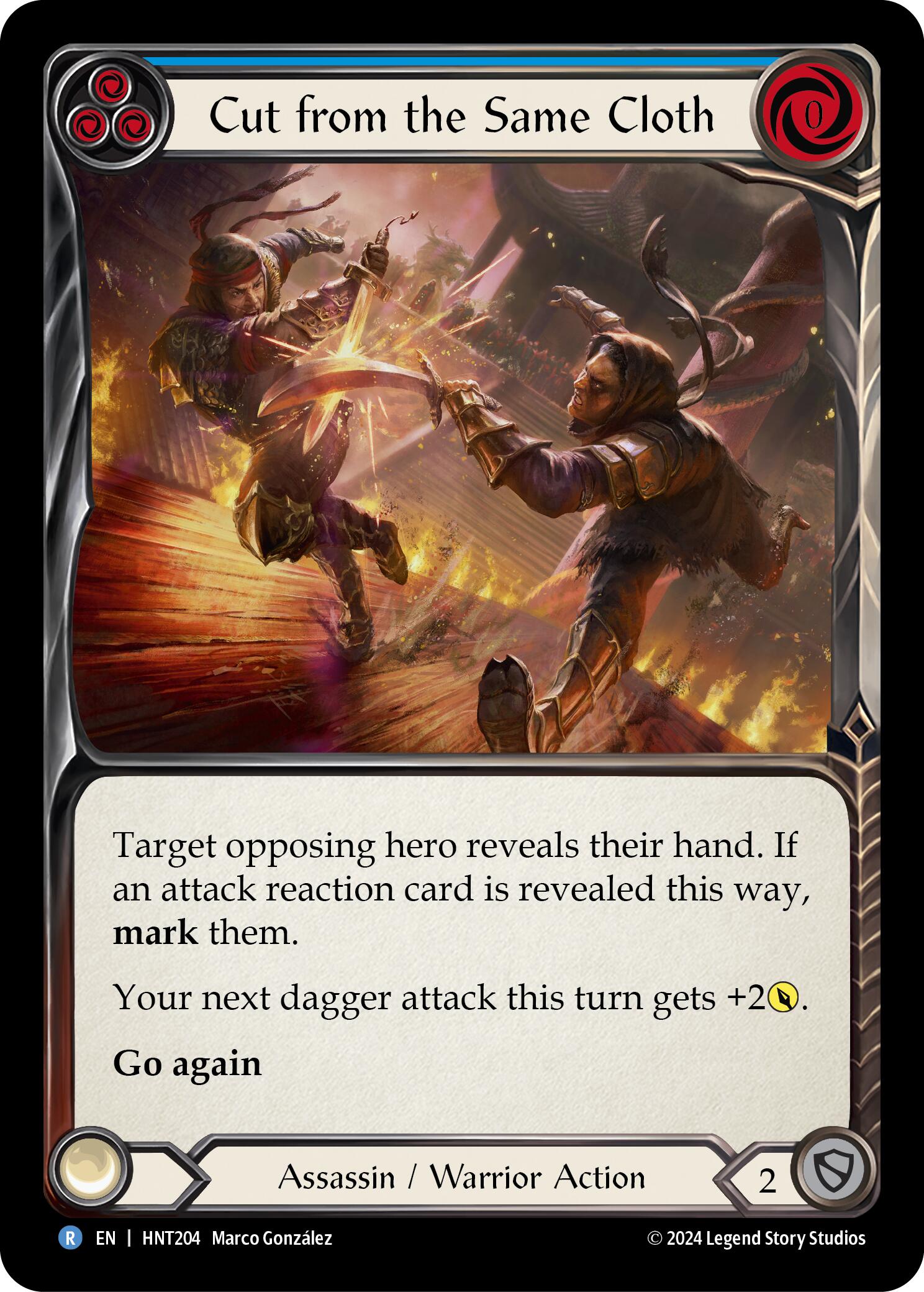 Cut from the Same Cloth (Blue) [HNT204] (The Hunted) | RetroPlay Games