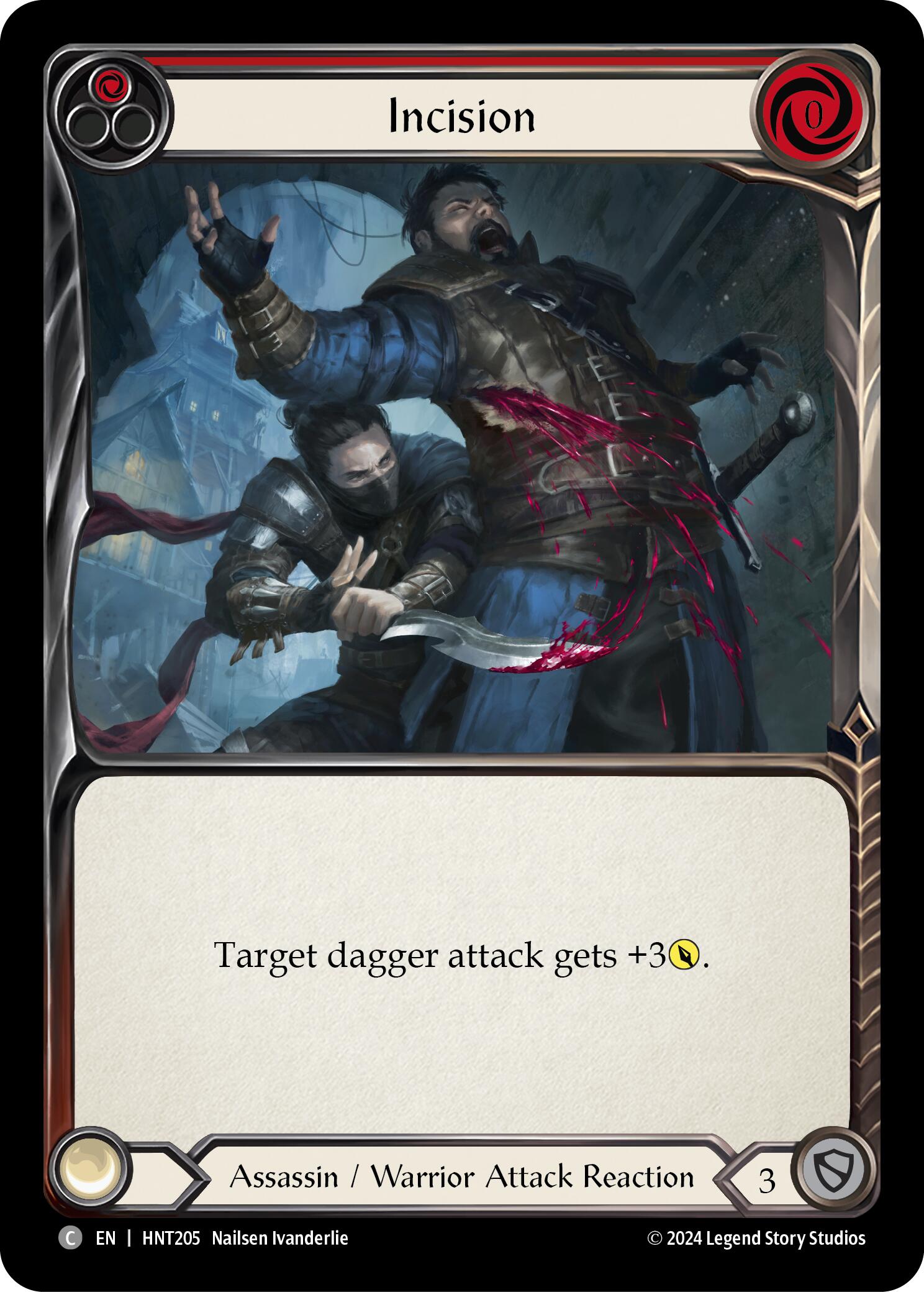 Incision (Red) [HNT205] (The Hunted) | RetroPlay Games