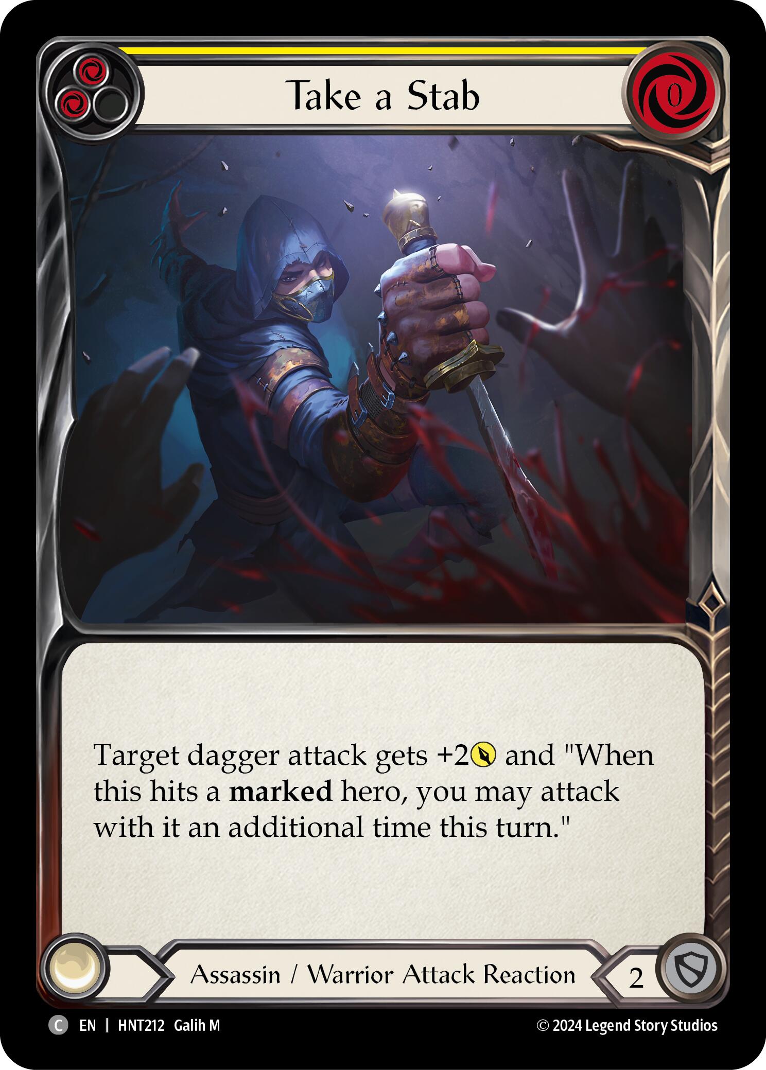 Take a Stab (Yellow) [HNT212] (The Hunted) | RetroPlay Games