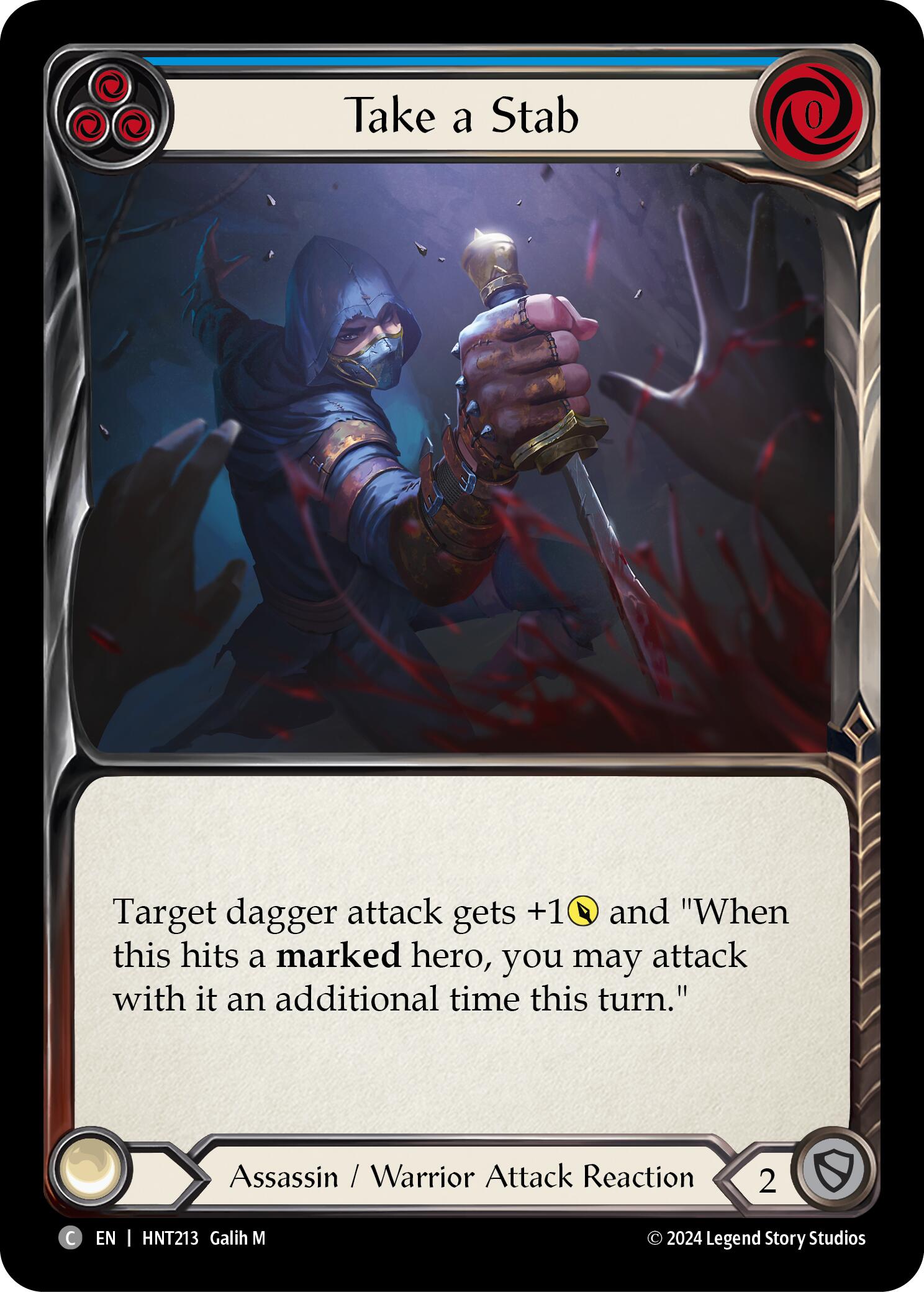 Take a Stab (Blue) [HNT213] (The Hunted) | RetroPlay Games