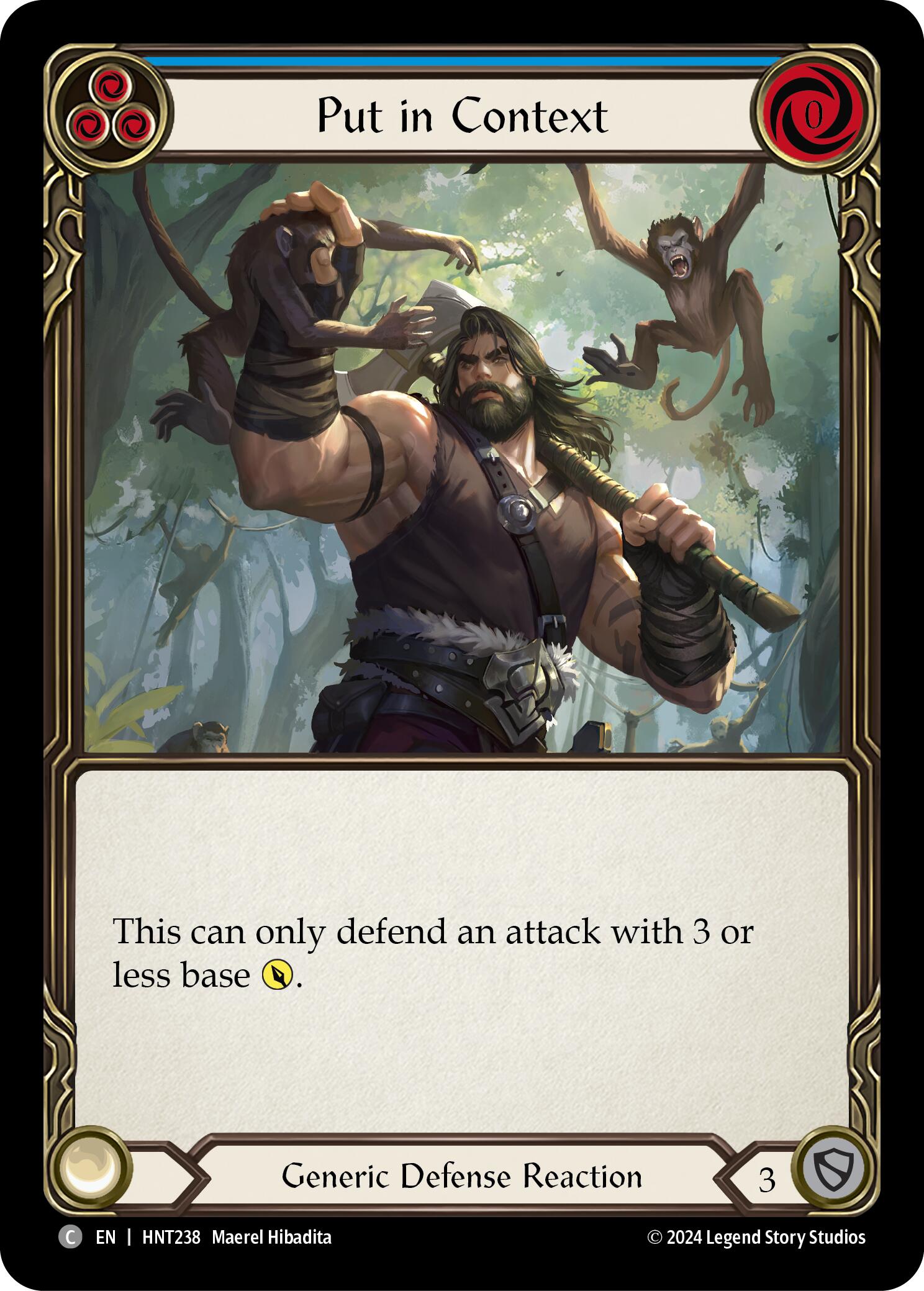 Put in Context (Blue) [HNT238] (The Hunted)  Rainbow Foil | RetroPlay Games