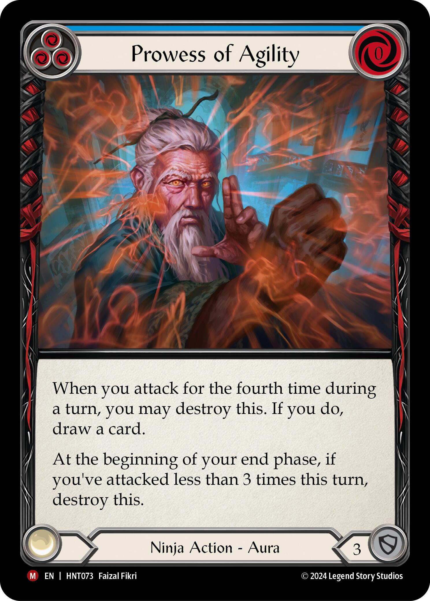 Prowess of Agility [HNT073] (The Hunted)  Rainbow Foil | RetroPlay Games