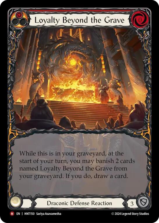 Loyalty Beyond the Grave (Extended Art) [HNT150] (The Hunted)  Rainbow Foil | RetroPlay Games