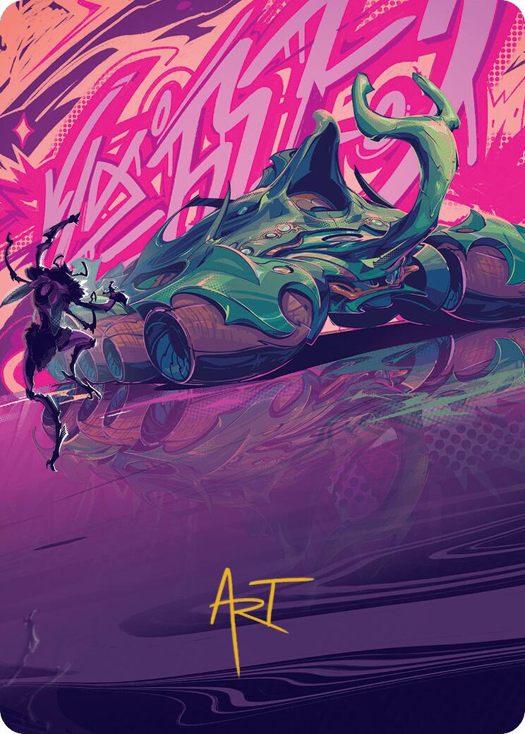 Earthrumbler Art Card (Gold-Stamped Signature) [Aetherdrift Art Series] | RetroPlay Games