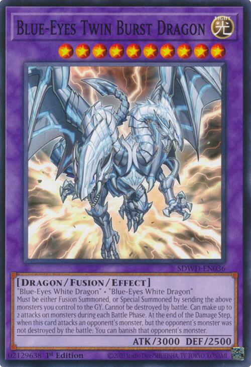 Blue-Eyes Twin Burst Dragon [SDWD-EN036] Common | RetroPlay Games