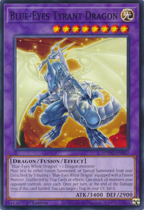 Blue-Eyes Tyrant Dragon [SDWD-EN037] Common | RetroPlay Games