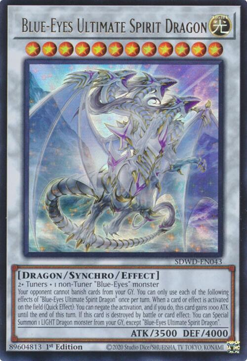 Blue-Eyes Ultimate Spirit Dragon [SDWD-EN043] Ultra Rare | RetroPlay Games